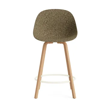 Taburete Mat Bar Chair 65 cm - Seaweed-beech-cream steel - Normann Copenhagen