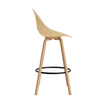 Taburete Mat Bar Chair 75 cm - Hemp-beech-black steel - Normann Copenhagen