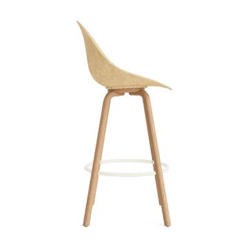 Taburete Mat Bar Chair 75 cm - Hemp-beech-cream steel - Normann Copenhagen