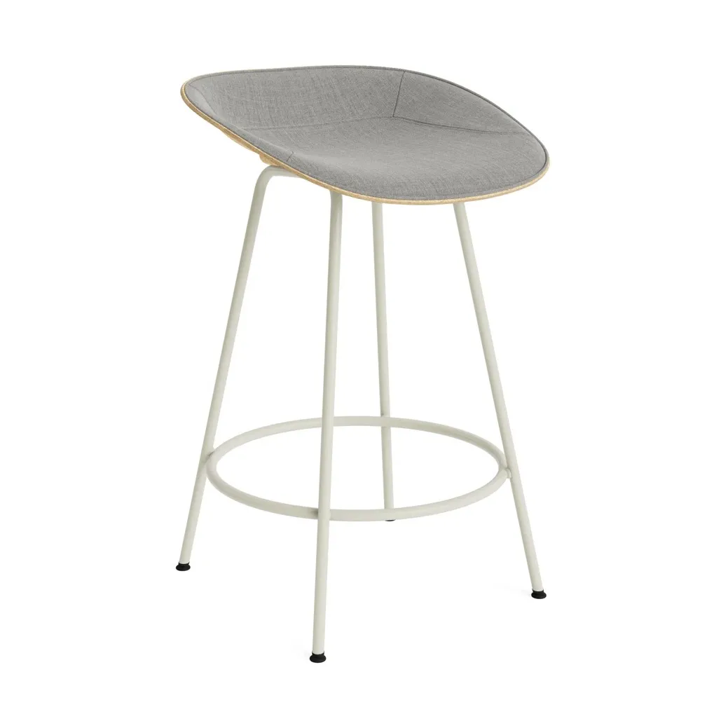 Taburete Mat Barstool 65 cm, Hemp-cream steel Normann Copenhagen