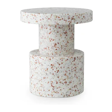 Taburete redondo Bit - Blanco, Ø36x42 cm - Normann Copenhagen