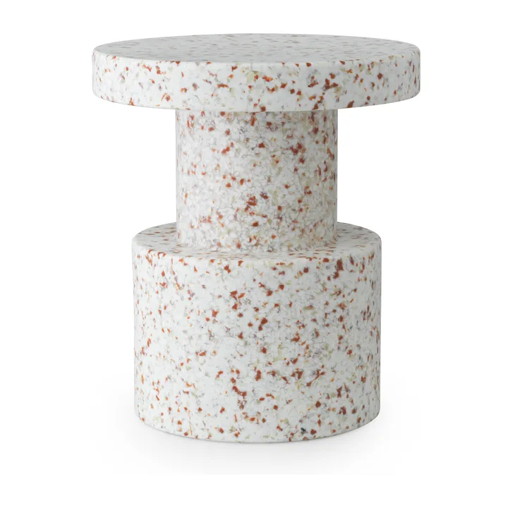 Taburete redondo Bit - Blanco, Ø36x42 cm - Normann Copenhagen