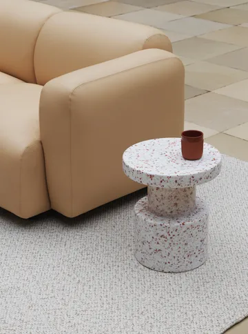 Taburete redondo Bit - Blanco, Ø36x42 cm - Normann Copenhagen