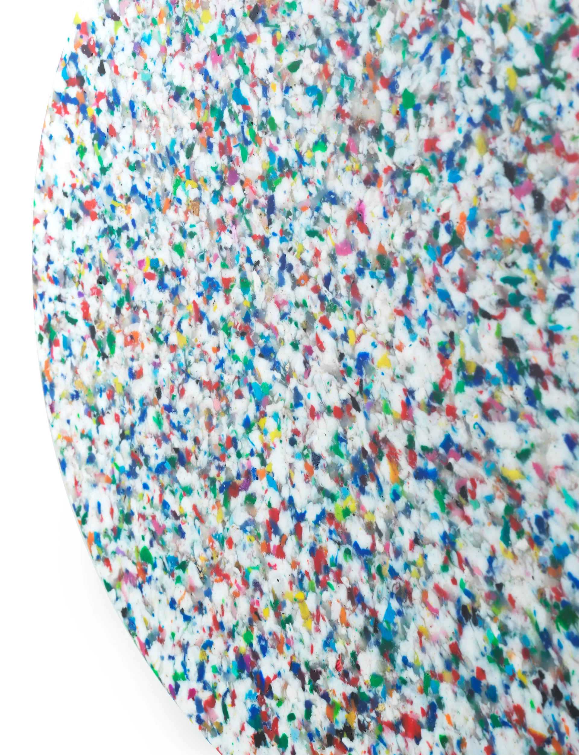 Taburete redondo Bit, Blanco-multi, Ø36x42 cm Normann Copenhagen
