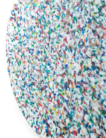 Taburete redondo Bit - Blanco-multi, Ø36x42 cm - Normann Copenhagen