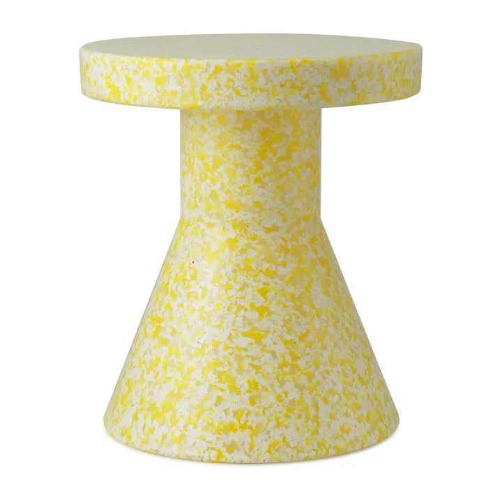 Taburete redondo Bit Cone - Amarillo, Ø36x42 cm - Normann Copenhagen