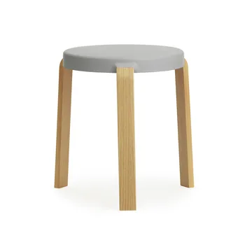 Taburete redondo Tap - Gris-roble, Ø41x43 cm - Normann Copenhagen