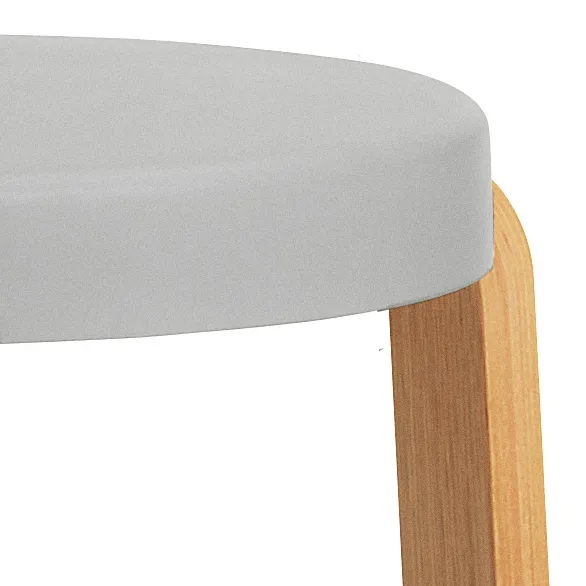 Taburete redondo Tap, Gris-roble, Ø41x43 cm Normann Copenhagen