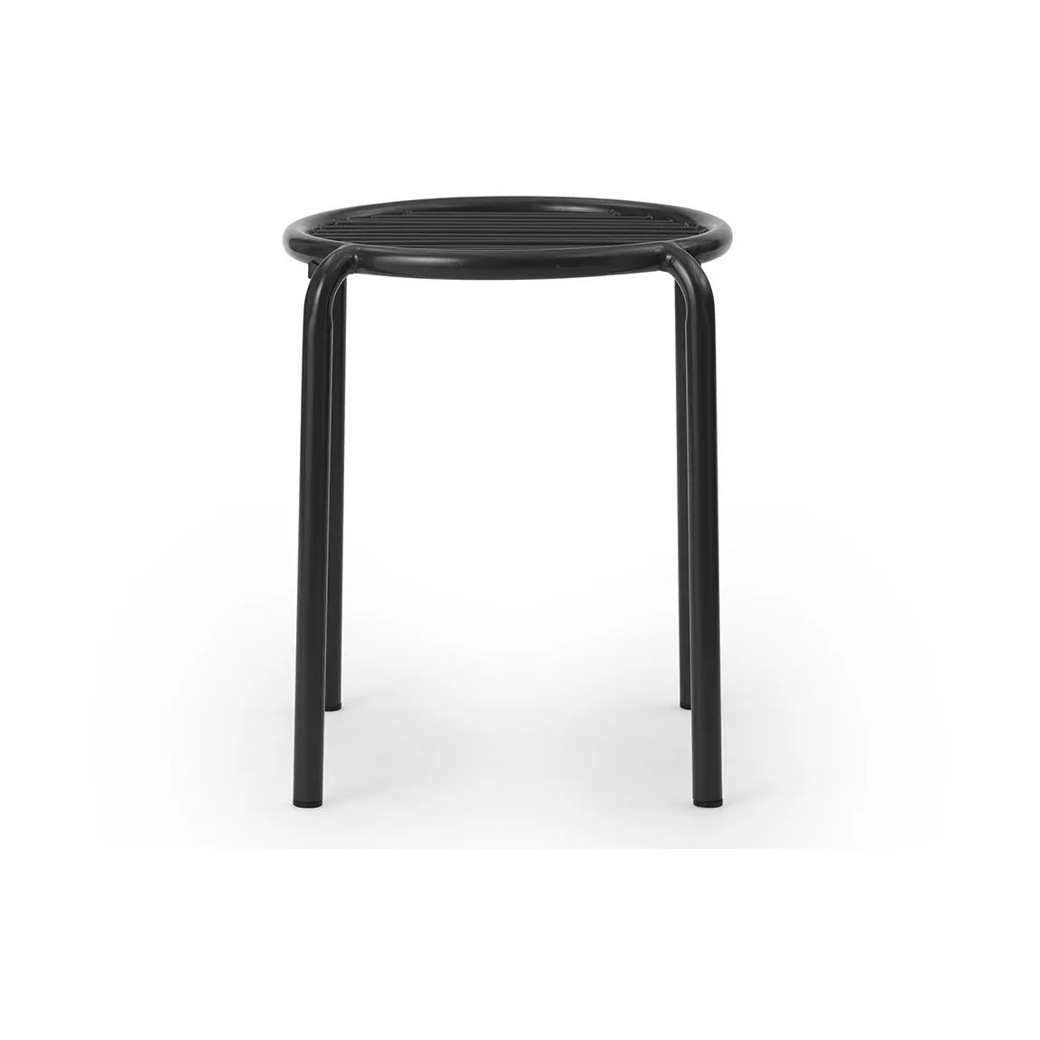 Taburete redondo Vig, Negro, Ø41x46 cm Normann Copenhagen