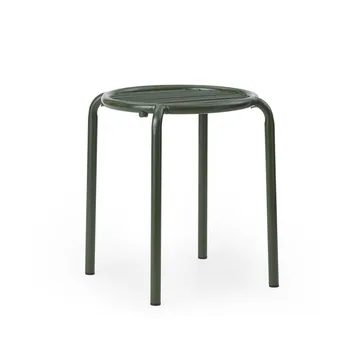 Taburete redondo Vig - Verde, Ø41x46 cm - Normann Copenhagen