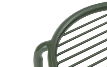 Taburete redondo Vig - Verde, Ø41x46 cm - Normann Copenhagen
