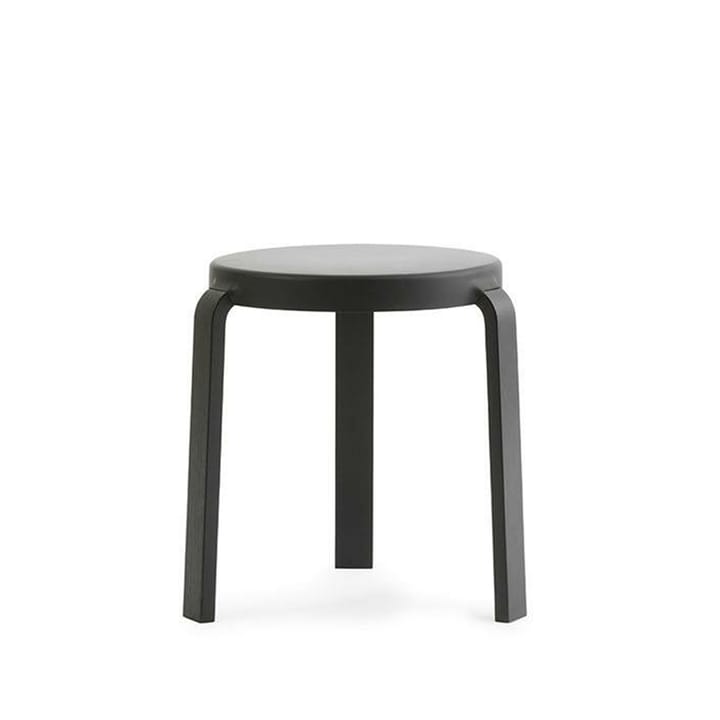 Taburete Tap - Black, patas de roble en negro - Normann Copenhagen