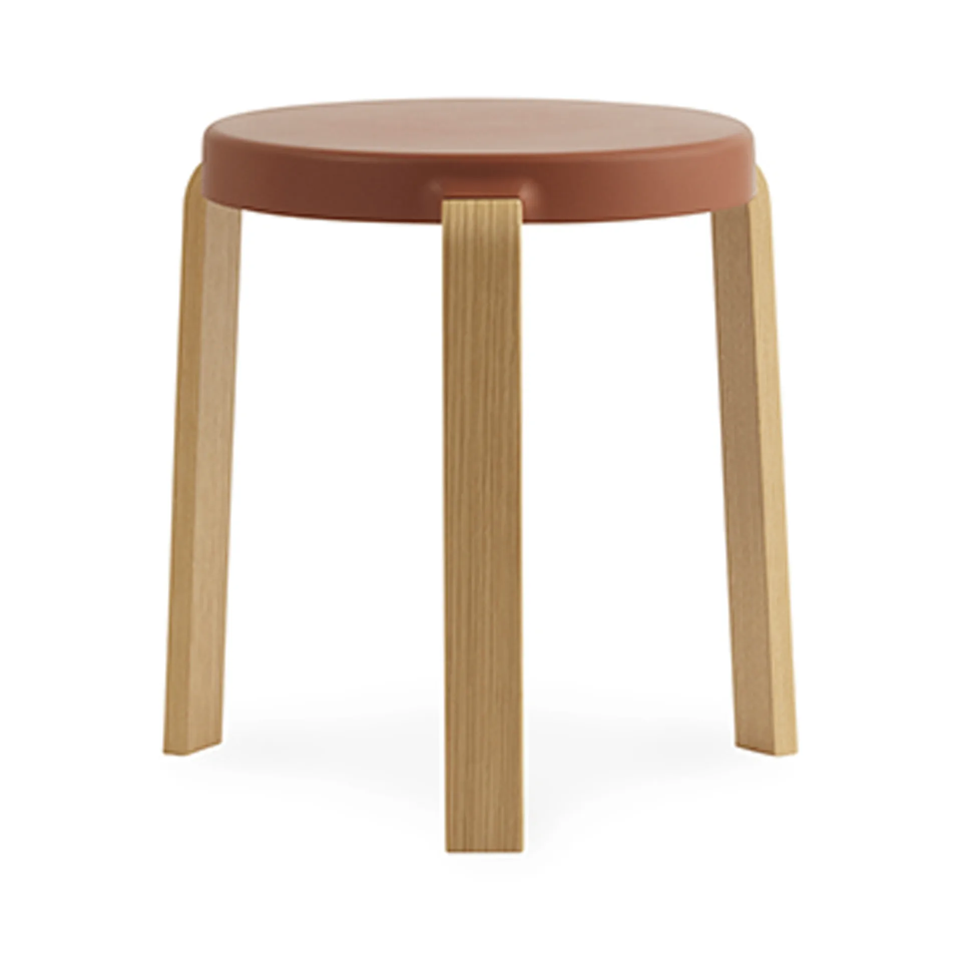 Taburete Tap, Caramel, patas de roble Normann Copenhagen