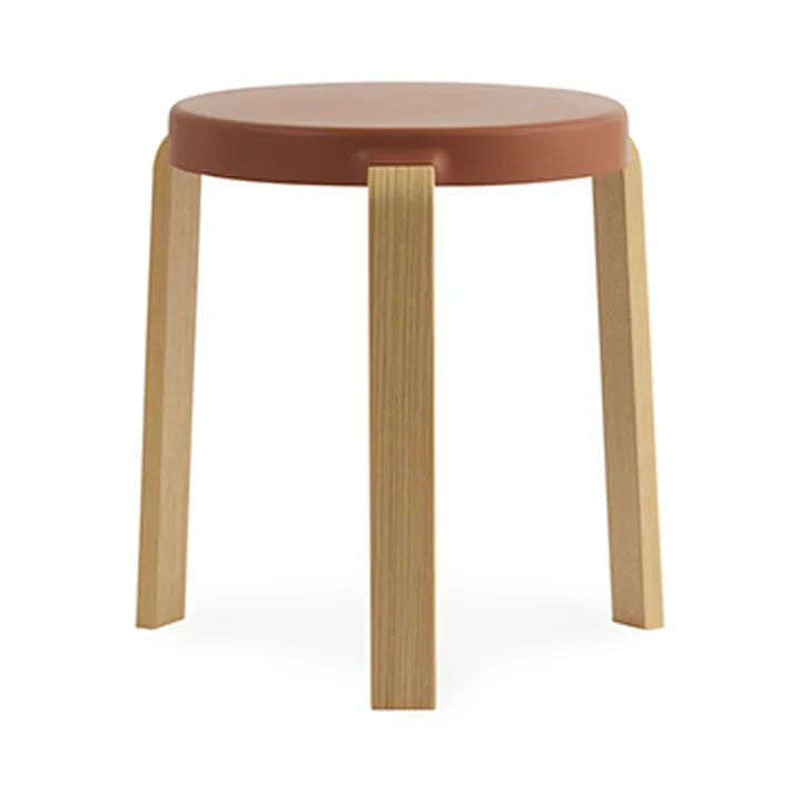 Taburete Tap - Caramel, patas de roble - Normann Copenhagen