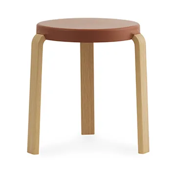 Taburete Tap - Caramel, patas de roble - Normann Copenhagen