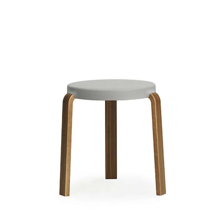 Taburete Tap - Grey, patas de nogal - Normann Copenhagen