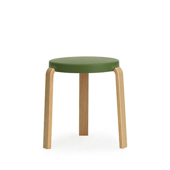 Taburete Tap - Olive, patas de roble - Normann Copenhagen