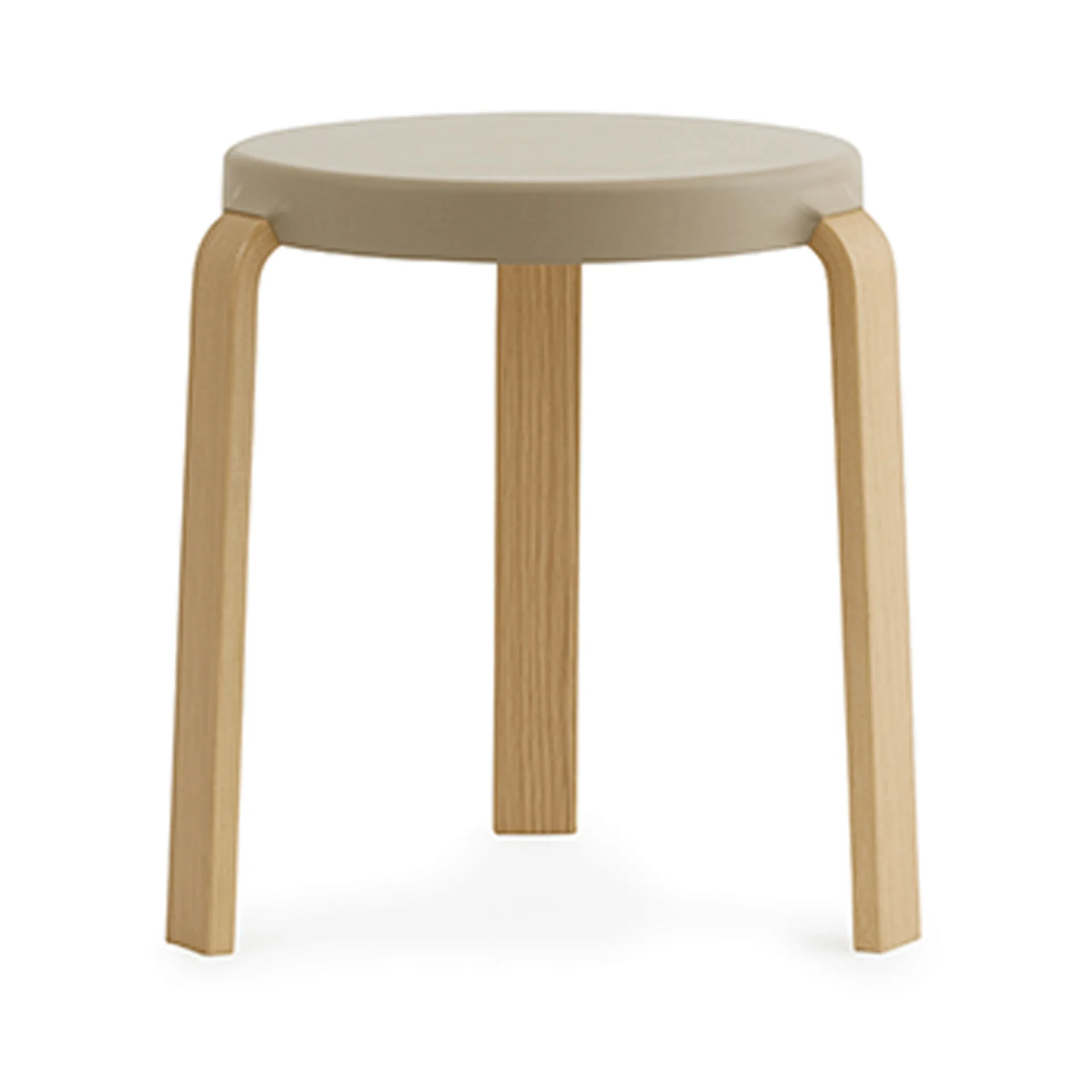 Taburete Tap, Sand, patas de roble Normann Copenhagen