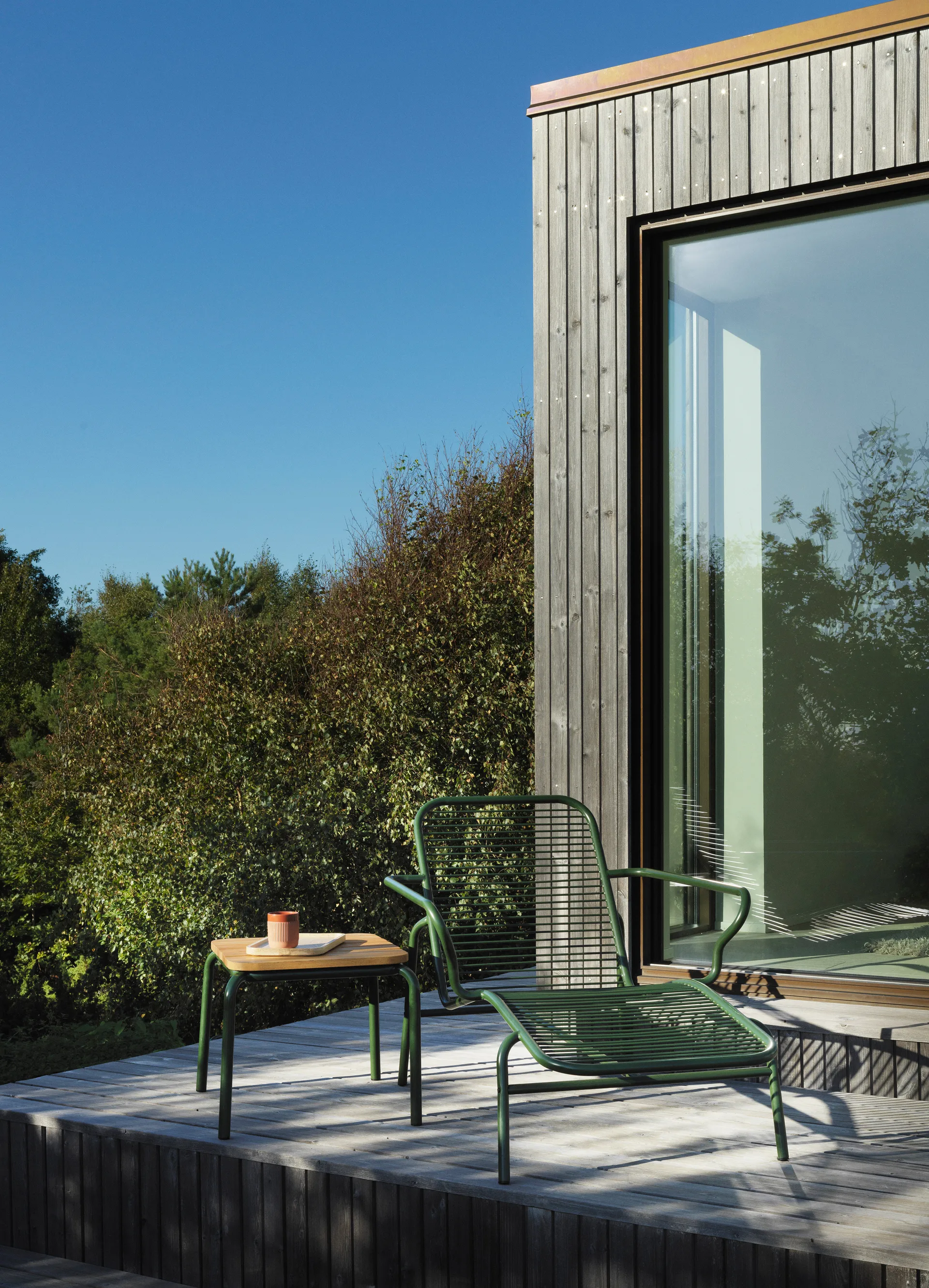 Tumbona Vig Chaise Lounge, Green Normann Copenhagen