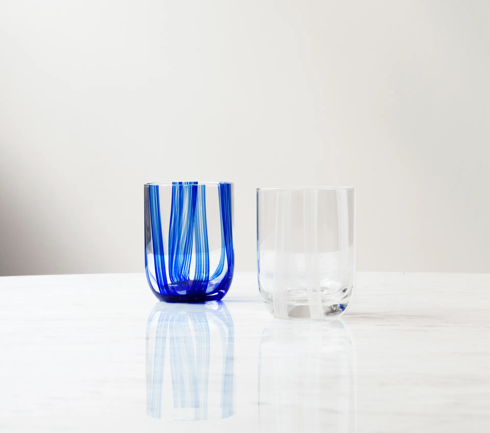Vaso Stripe 39 cl, Blue Stripes Normann Copenhagen