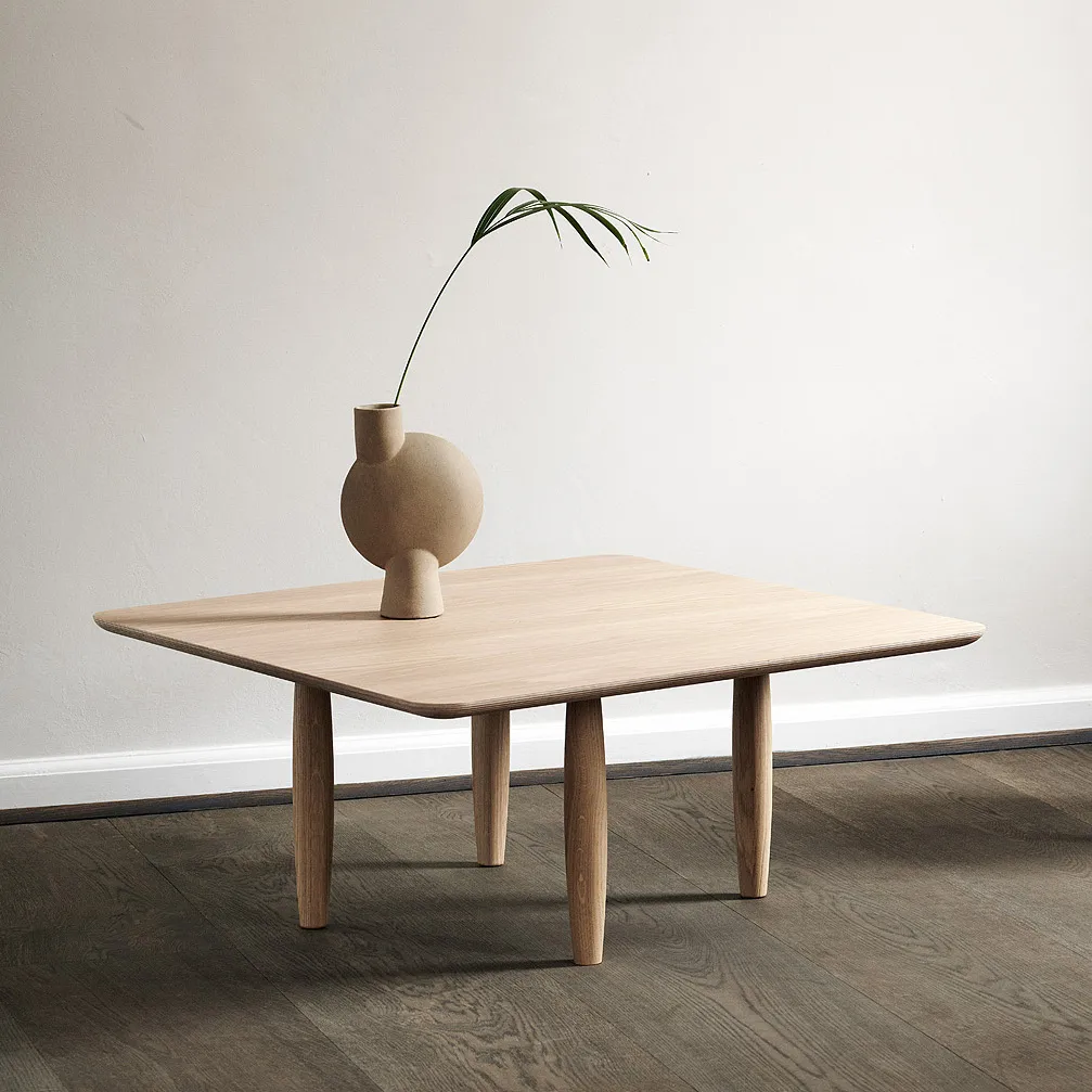 Mesa auxilar Oku, Roble, 80 cm NORR11