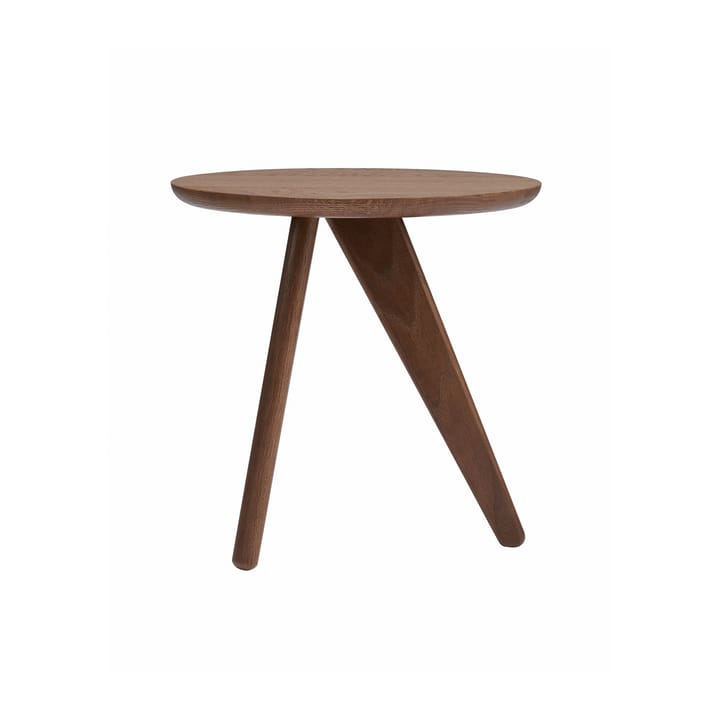 Mesa auxiliar Fin Ø40 cm, Dark smoked oak NORR11