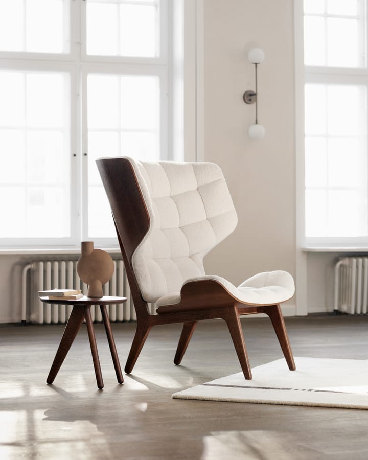 Mesa auxiliar Fin Ø40 cm, Dark smoked oak NORR11