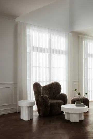 Mesa de centro Gear alta Ø45 cm - Arcilla, Ø45 cm - NORR11