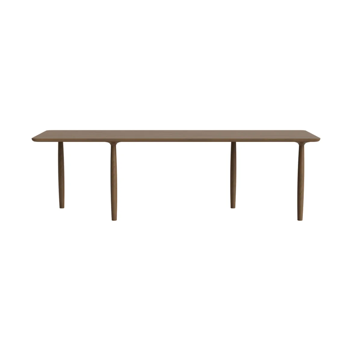Mesa de comedor Oku 250 cm, Roble ahumado claro NORR11