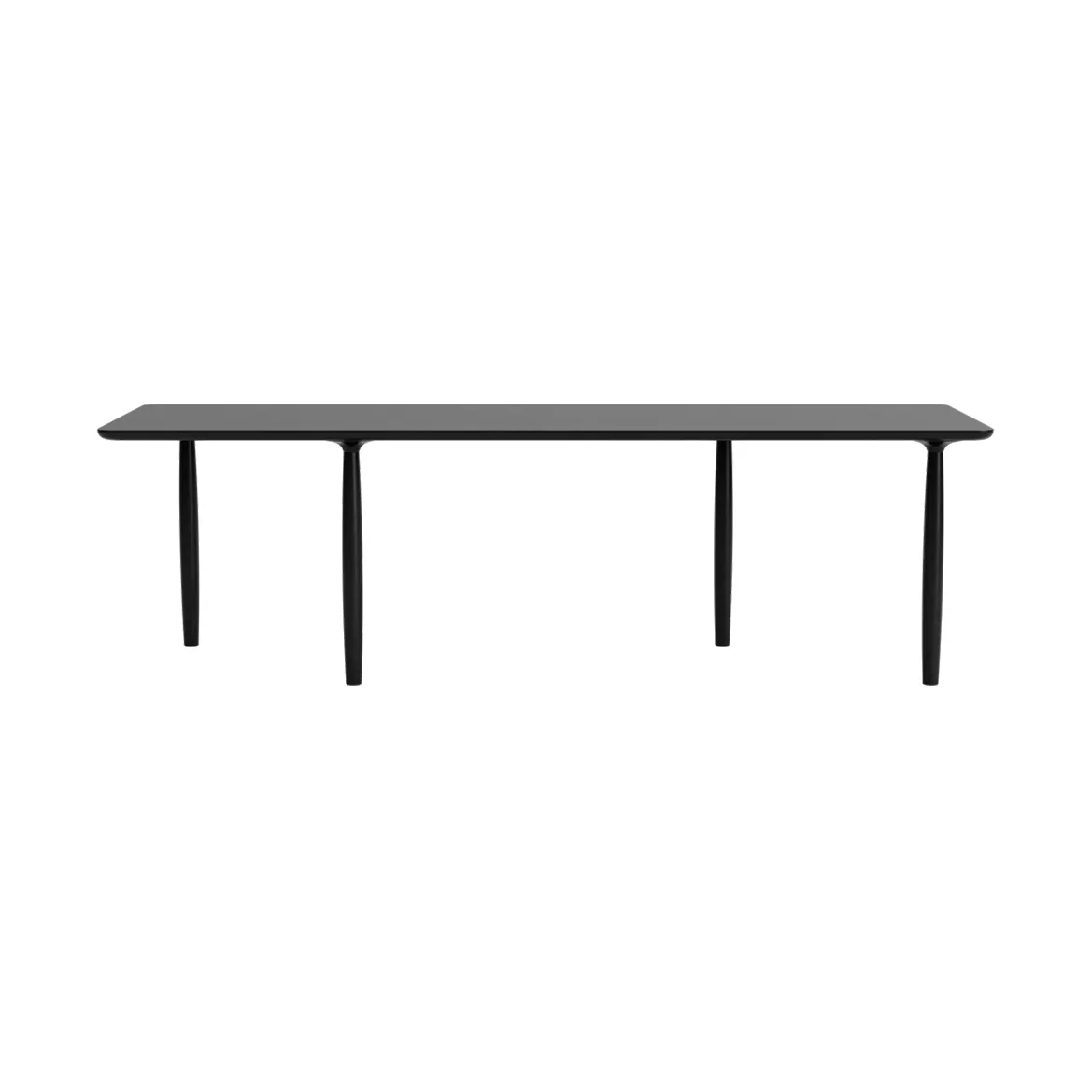 Mesa de comedor Oku 250 cm, Roble negro NORR11