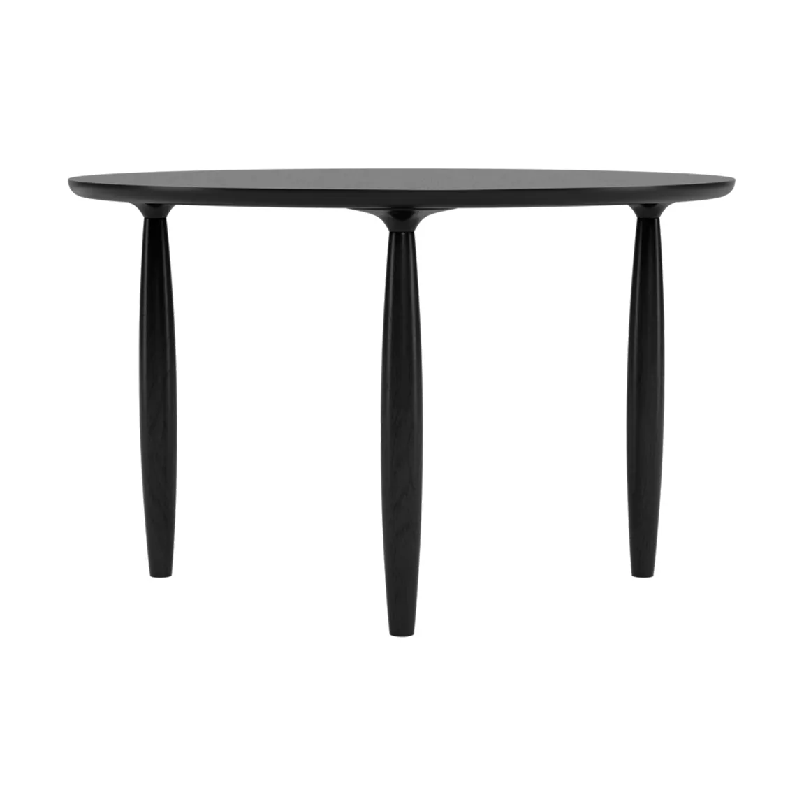 Mesa de comedor Oku, Roble negro, Ø120 cm NORR11