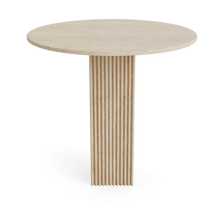 Mesa de comedor Soho - Beige, Ø80 cm - NORR11