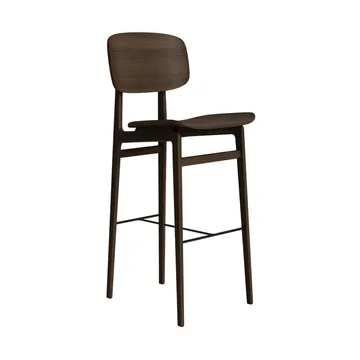 Silla de bar NY11 - Roble ahumado oscuro, 75 cm - NORR11