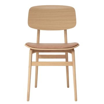 Silla de roble con asientos de cuero NY11 - Dunes camel - NORR11