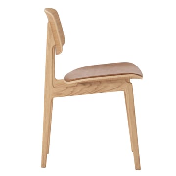 Silla de roble con asientos de cuero NY11 - Dunes camel - NORR11