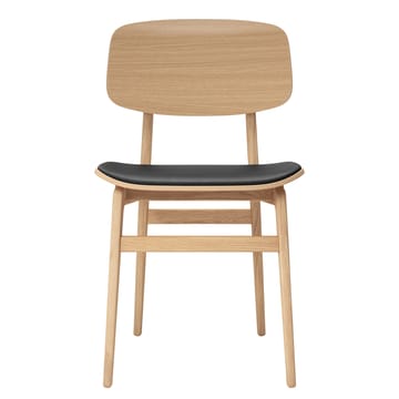 Silla de roble con asientos de cuero NY11 - Dunes dark brown - NORR11