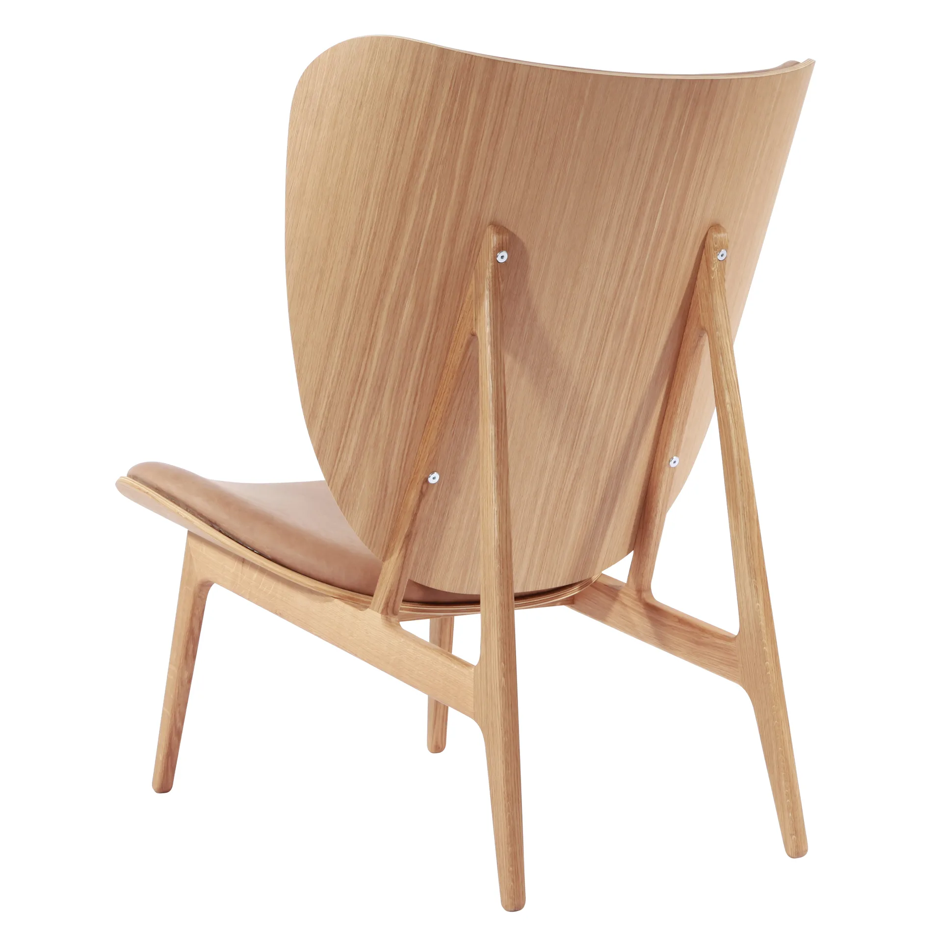 Sillón Elephant lounge leather roble, Dunes camel NORR11