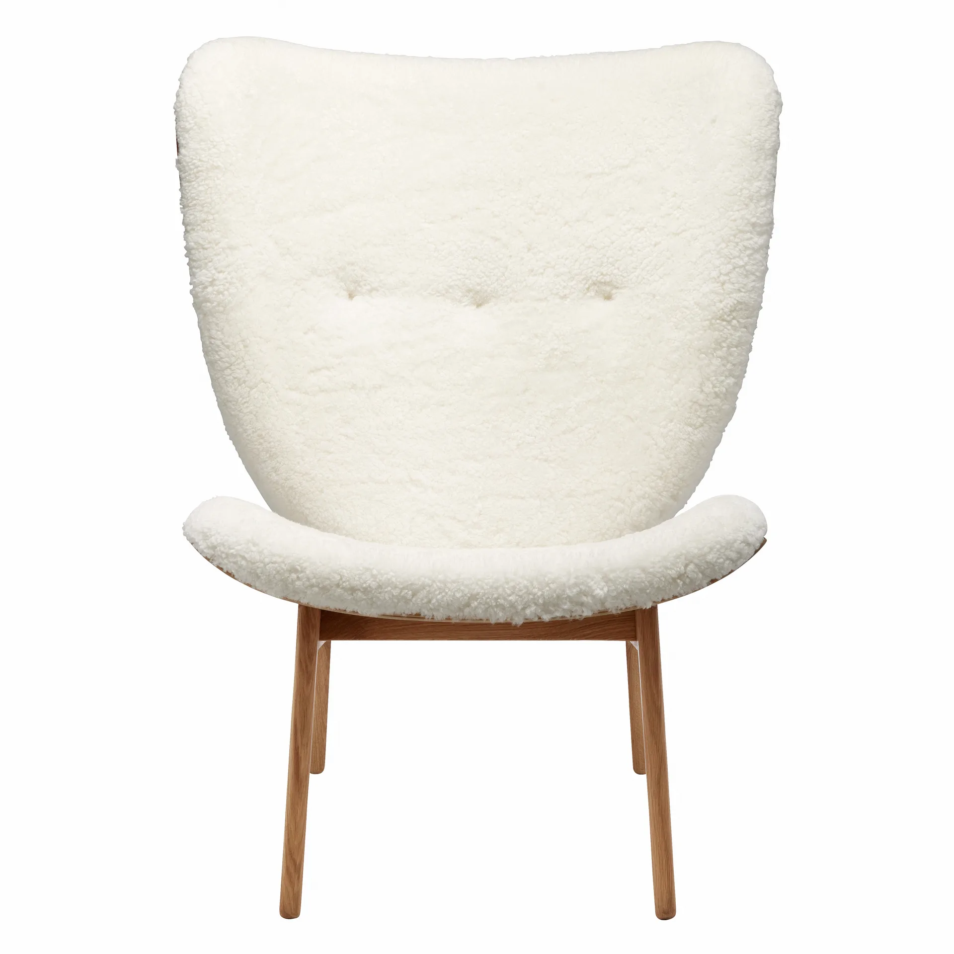 Sillón Elephant sheepskin roble, Off white NORR11