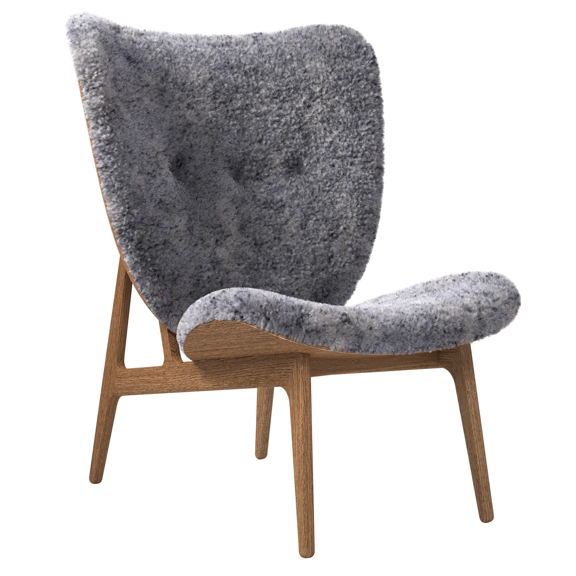 Sillón Elephant sheepskin smoked oak, Graphite NORR11