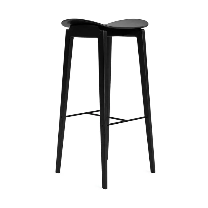 Taburete de bar NY11  - Negro, 75 cm - NORR11
