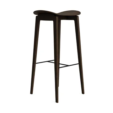 Taburete de bar NY11  - Roble ahumado oscuro, 75 cm - NORR11