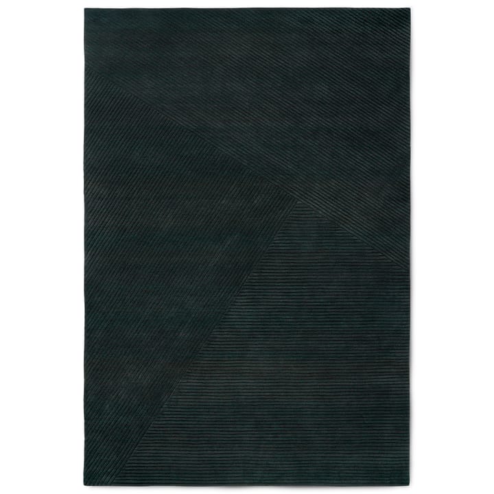 Alfombra Row grande 200x300 cm - Verde oscuro - Northern