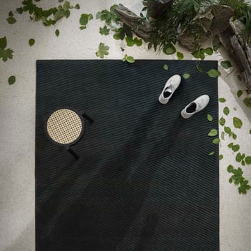Alfombra Row grande 200x300 cm - Verde oscuro - Northern