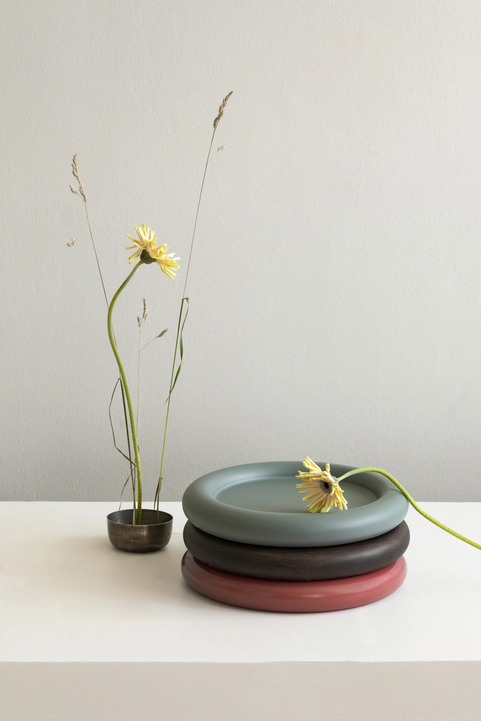 Bandeja Observe Ø32 cm, Dusty green Northern