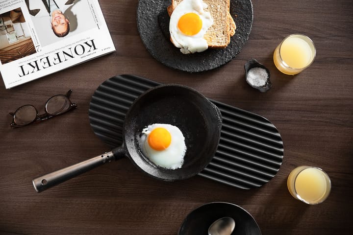 Bandeja Podium 40 cm, Black basalt stone Northern