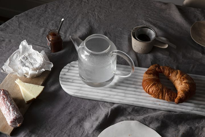Bandeja Podium 90 cm, Mixed white marble Northern