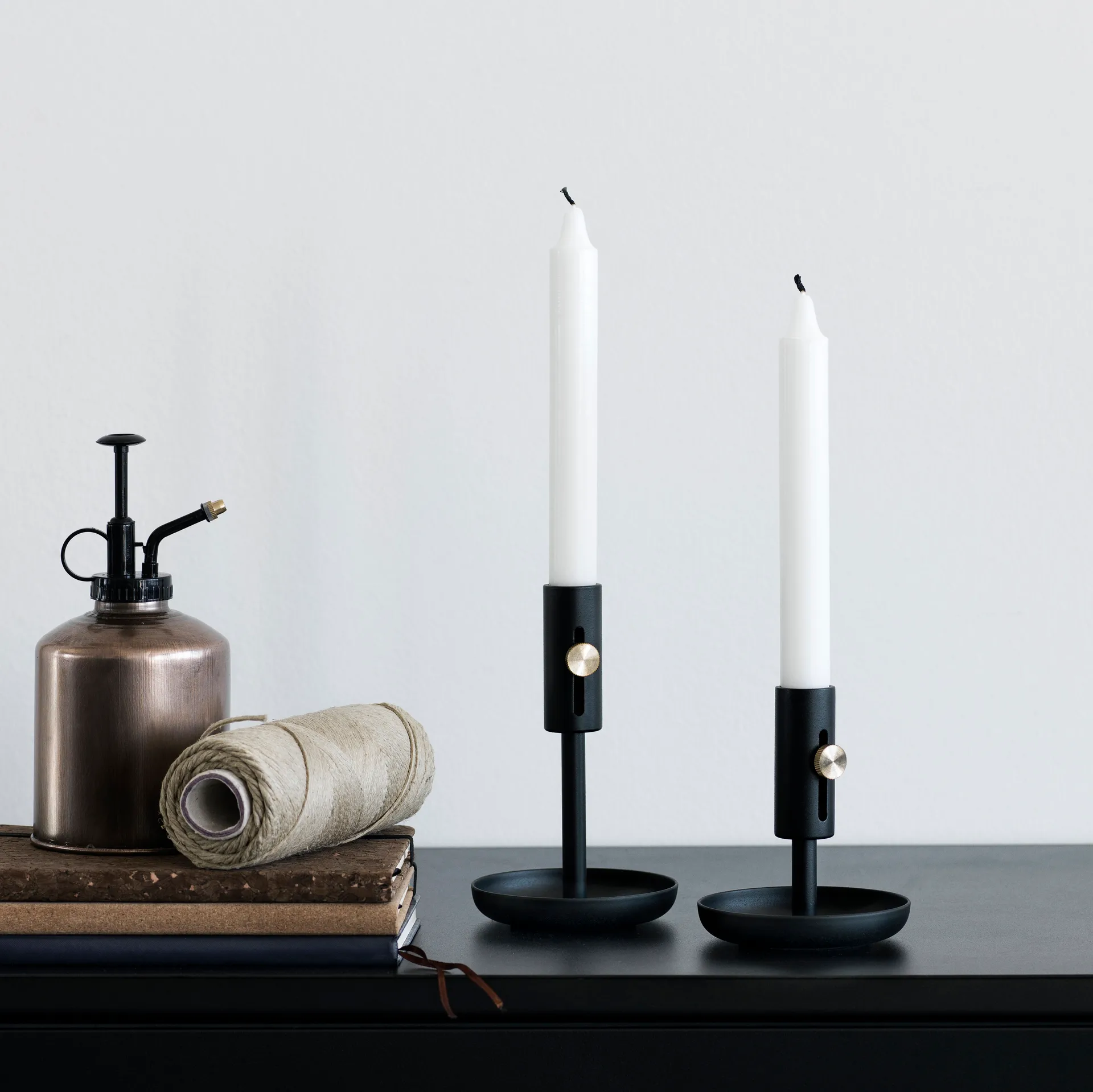 Candelabro Granny alto, negro Northern