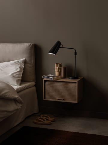 Lámpara de mesa Birdy swing - negro-negro - Northern