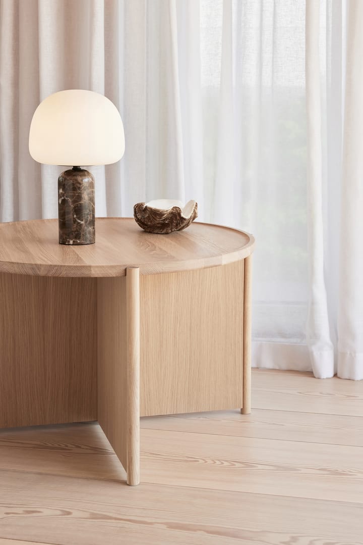 Lámpara de mesa Kin 33 cm, Brown marble Northern