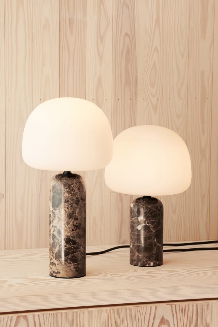 Lámpara de mesa Kin 40 cm, Brown marble Northern